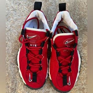 Nike Air red and black sneakers.  Size 7